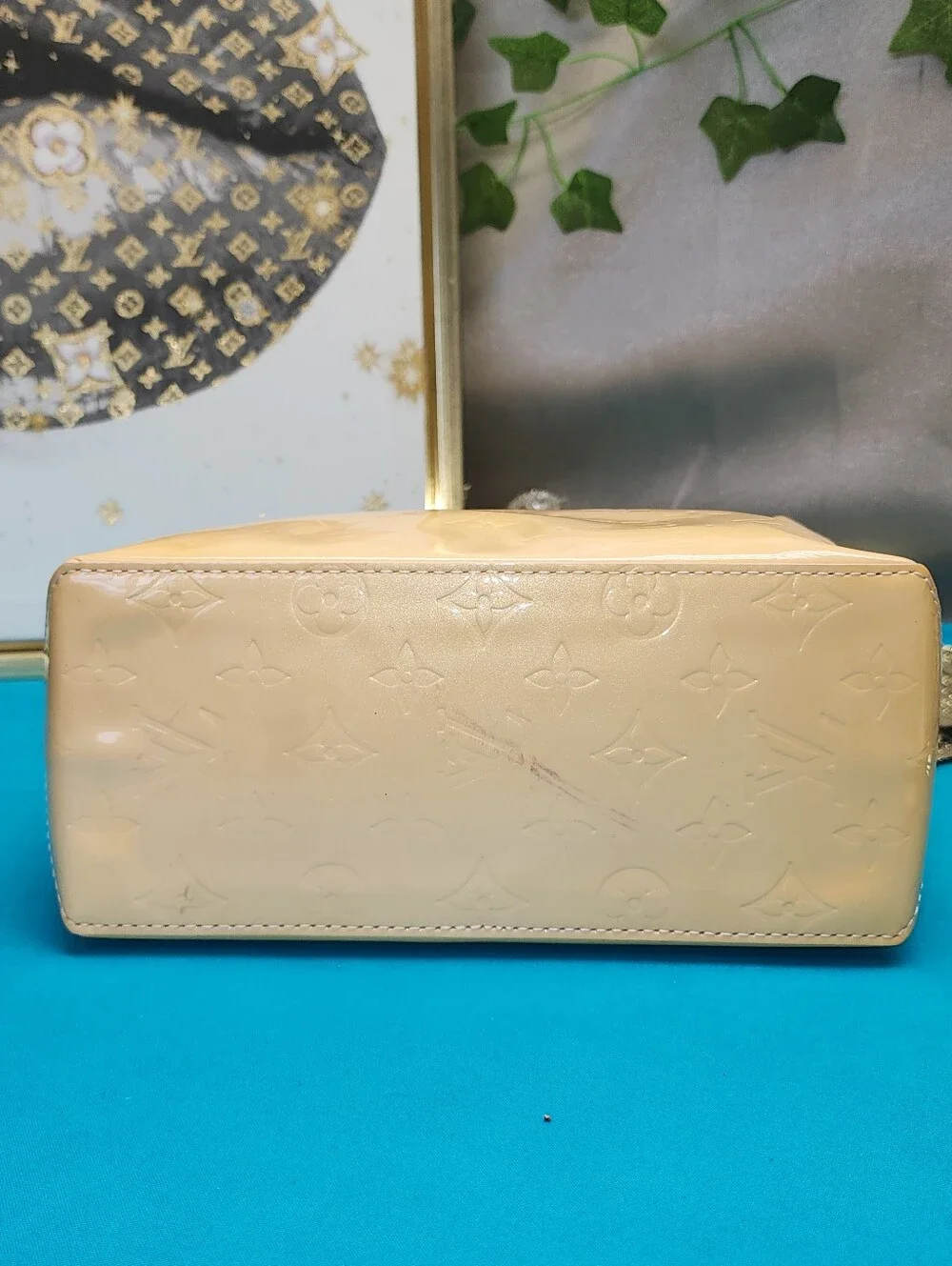 Authentic Louis Vuitton Vernis Reade PM Yellow W/ Dust Bag And Proof Of Purchase